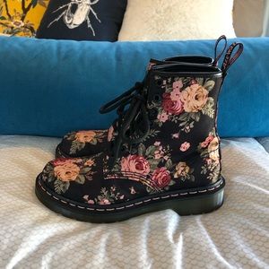 Floral Doc Martens